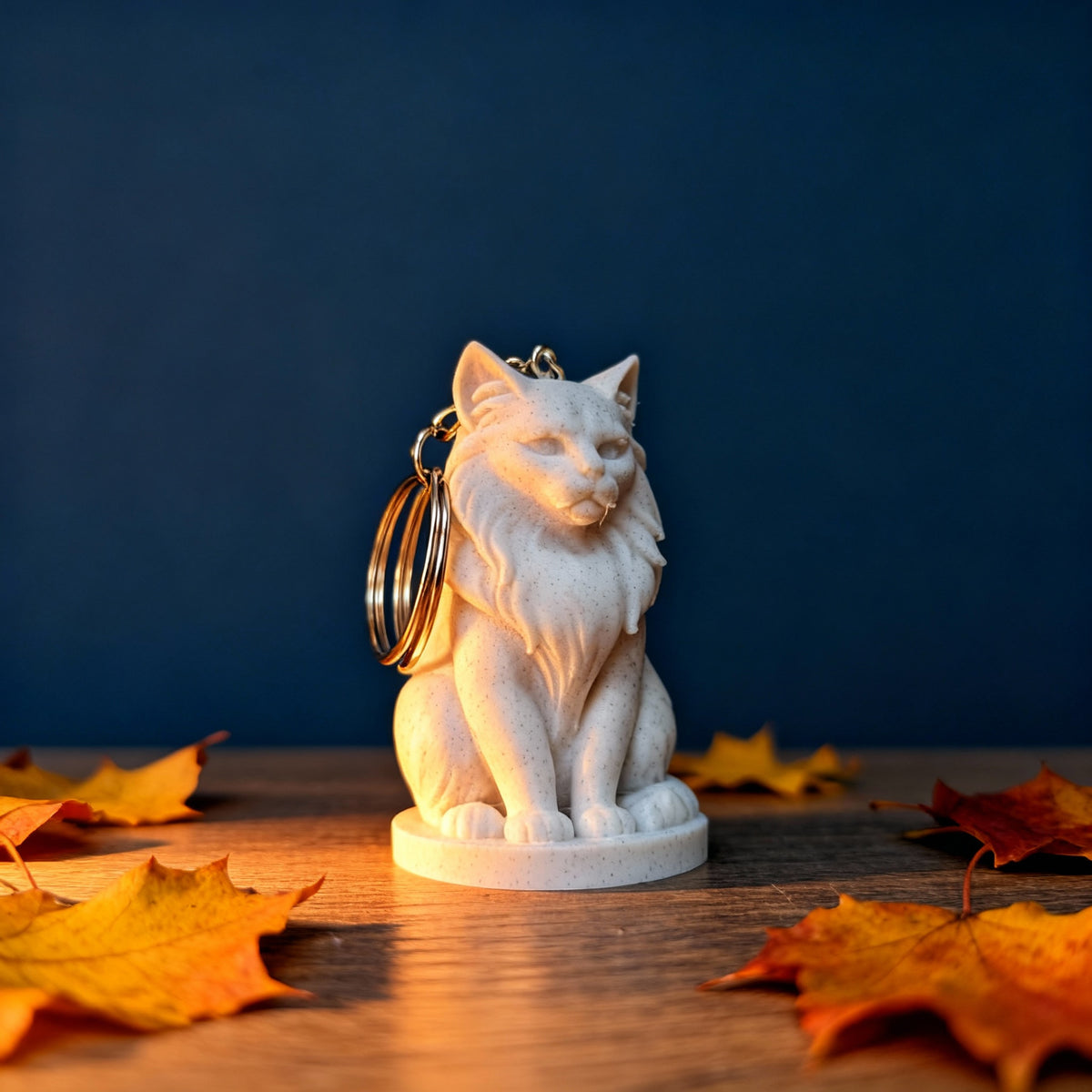 Custom Pet Keychain displayed alongside complementary pieces