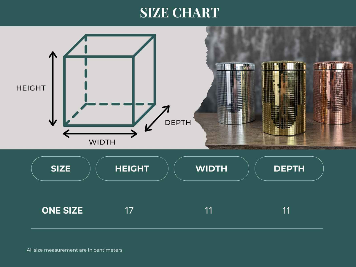 Mirrored Disco Kitchen Storage Canister Set displayed alongside complementary pieces