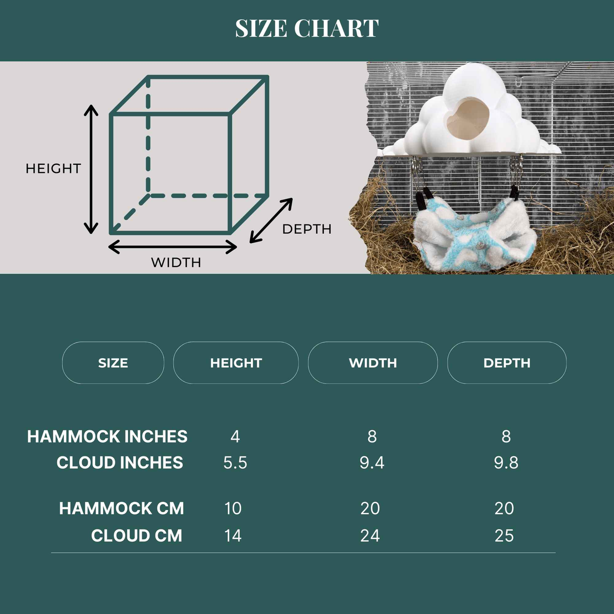 Cloud Hideaway Pet Hammock mounting hardware detail