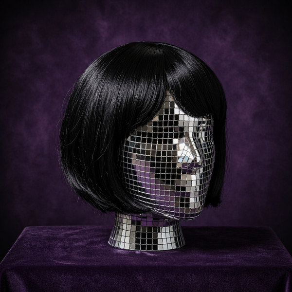 Disco Ball Mannequin Head