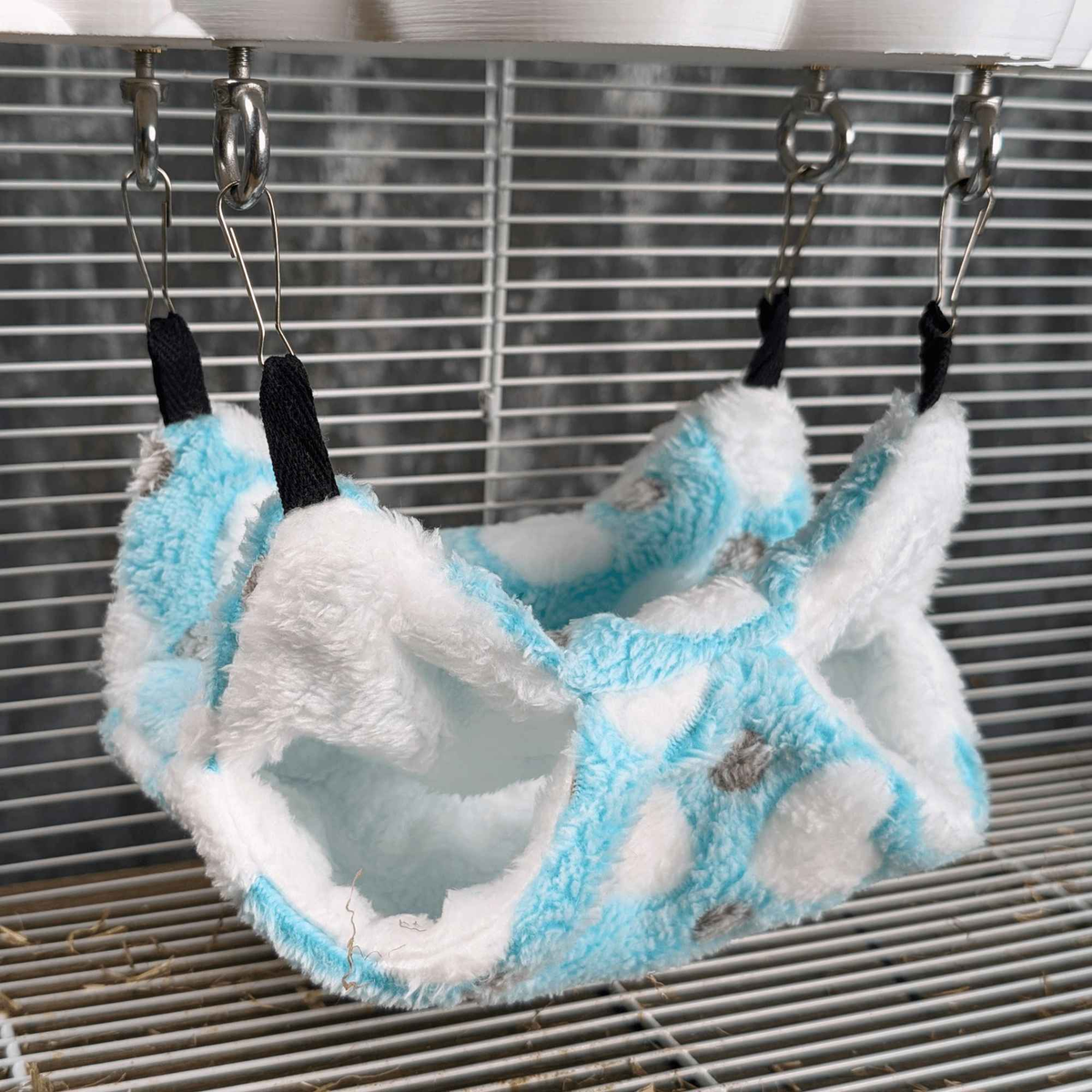 Cloud Hideaway Pet Hammock styled in home setting