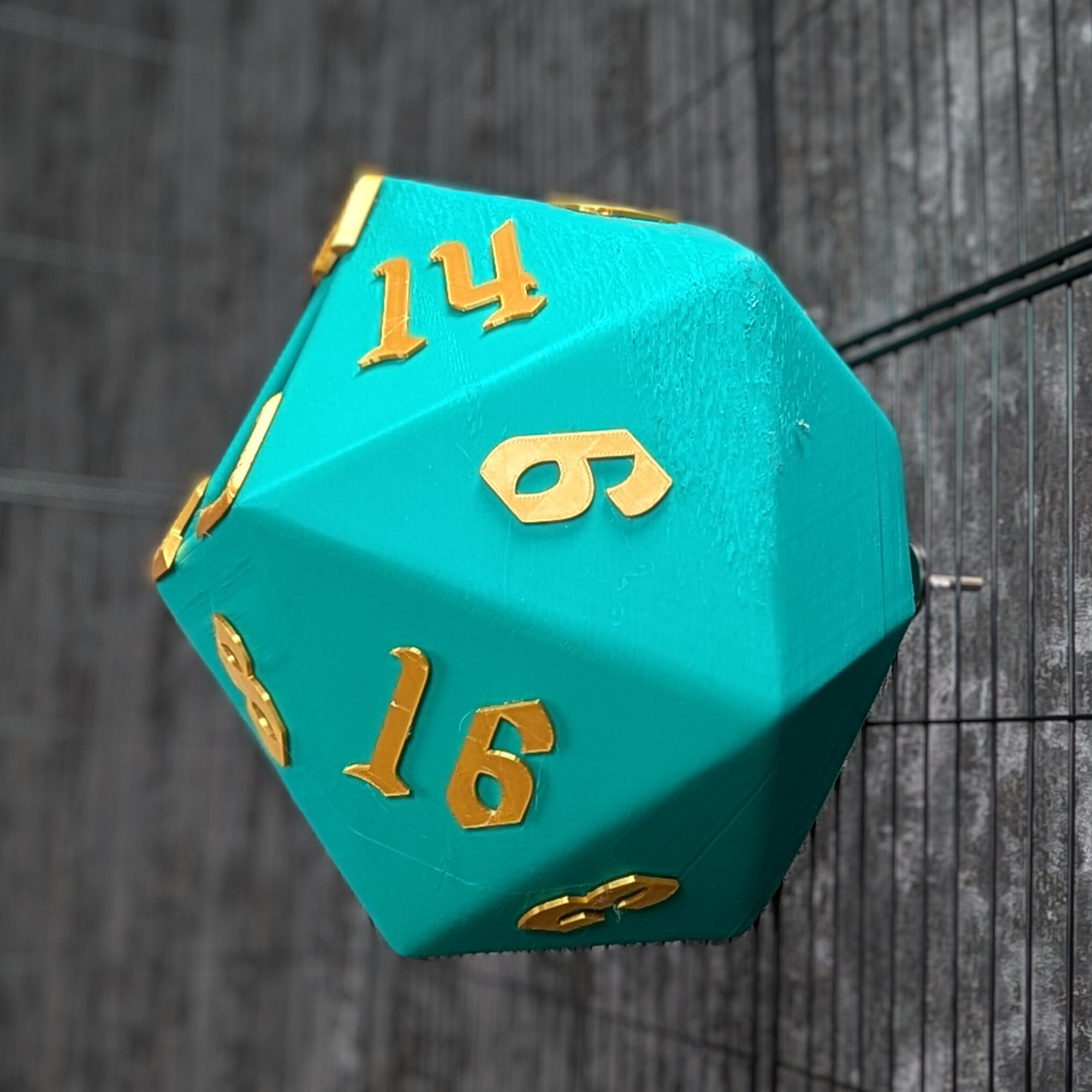 D20 Dice Rat Hide