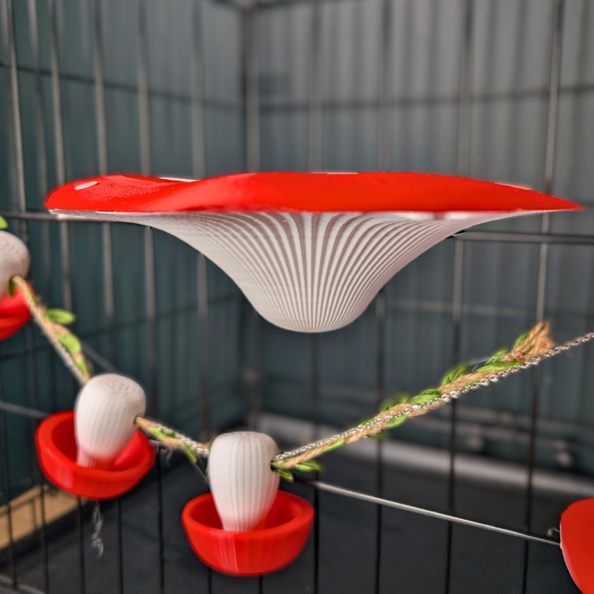 Mushroom Rat Shelf Pair