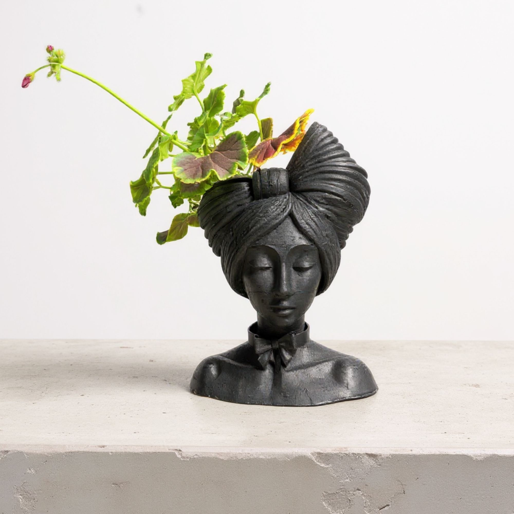 Laila Head Planter & Body Vase | Modern Concrete Sculpture