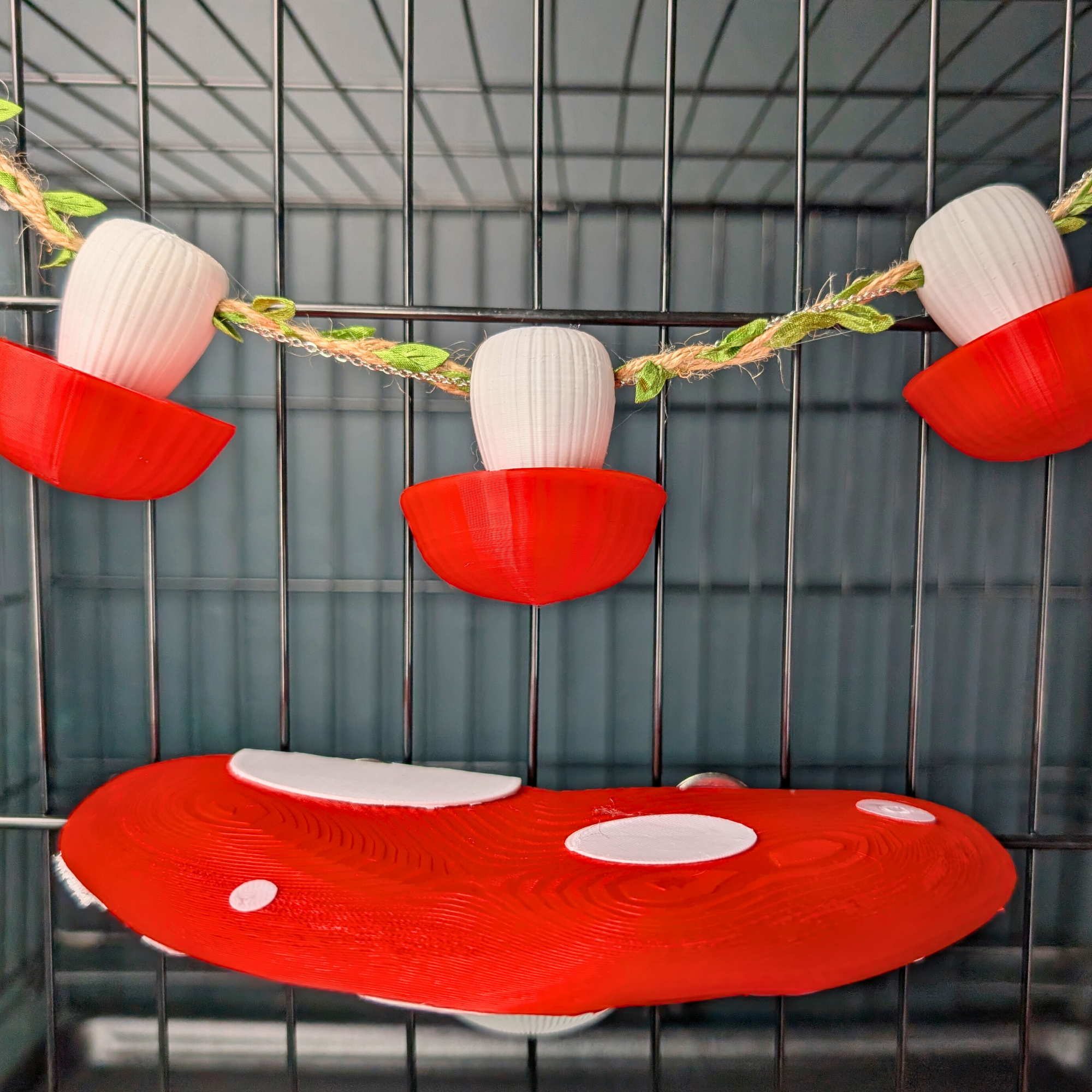 Mushroom Rat Shelf Pair