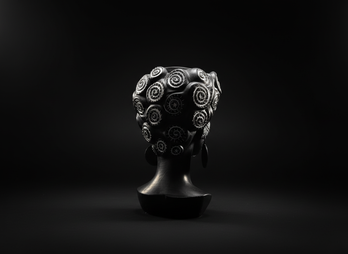 Mother of the Gyre concrete sculpture - back view