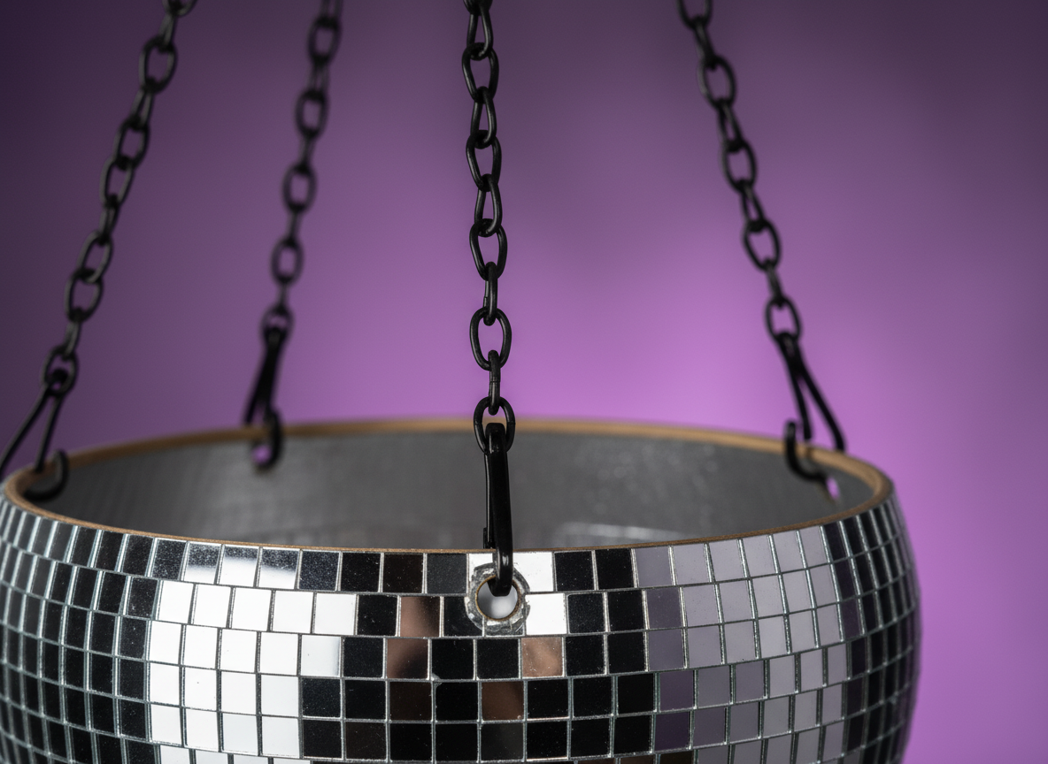 The Glitter Ball - Chain Mechanism Detail