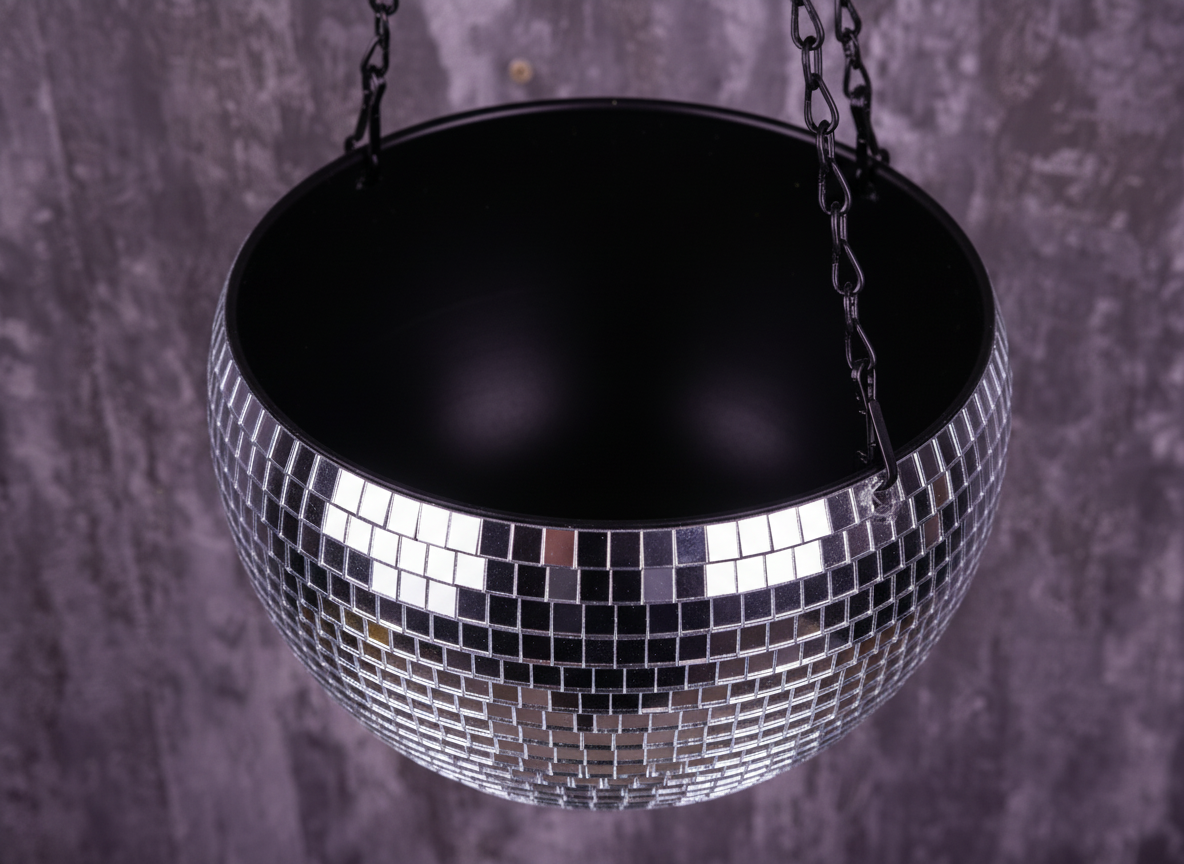 The Glitter Ball - Black Interior Detail