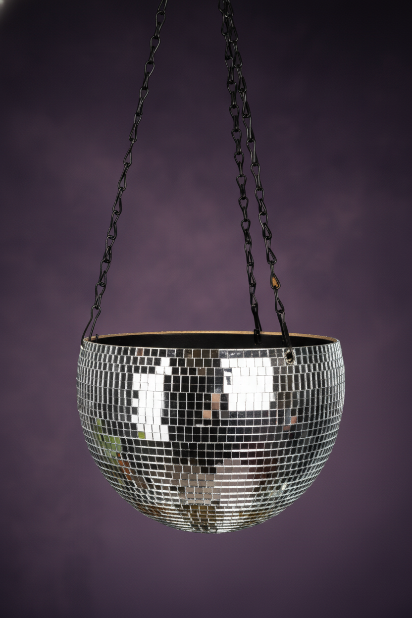 The Glitter Ball - Studio Hanging Empty