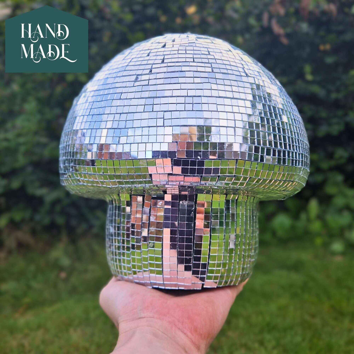 Groovy Disco Mushroom alternate angle showing mirror detail