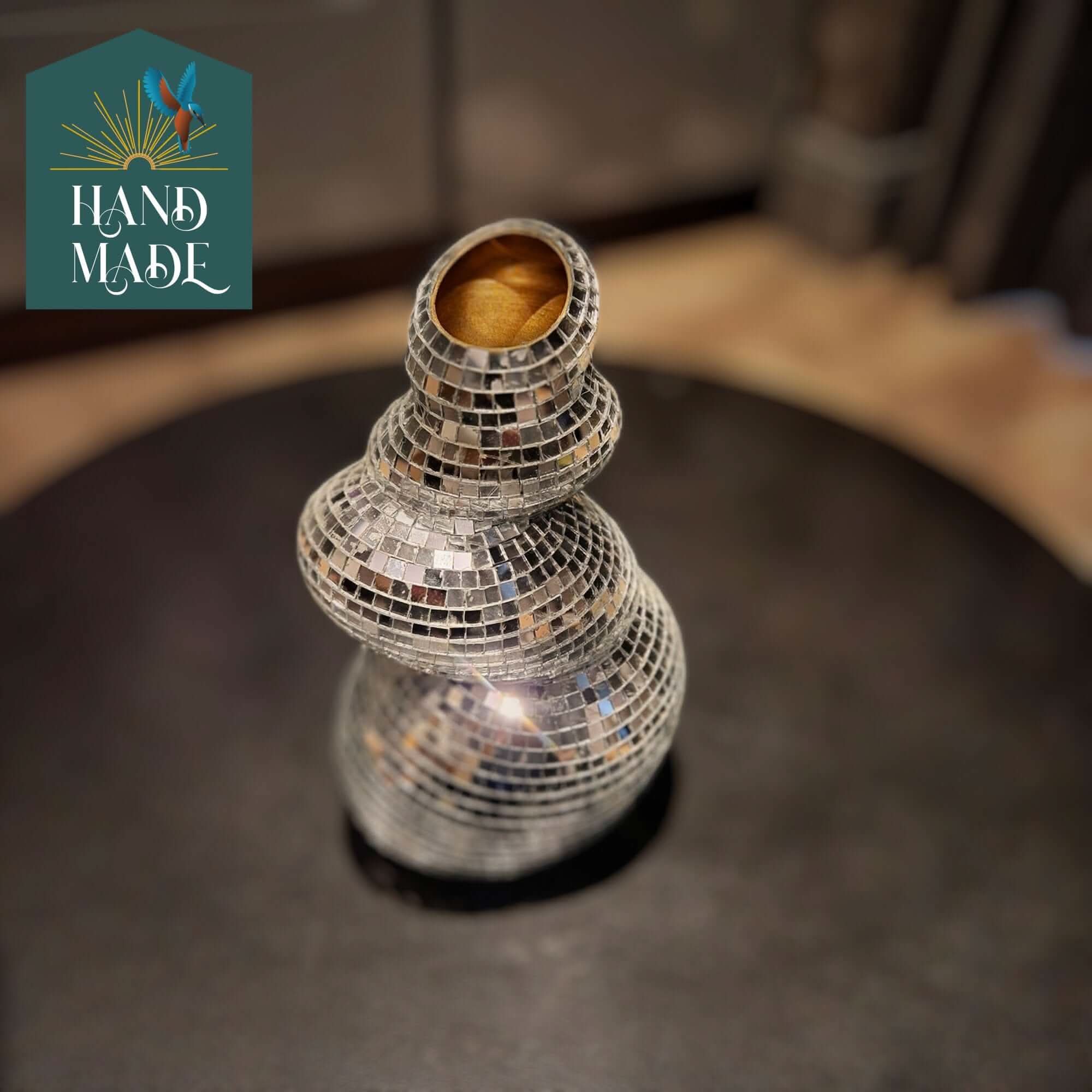 a close up of a bottle on a table
