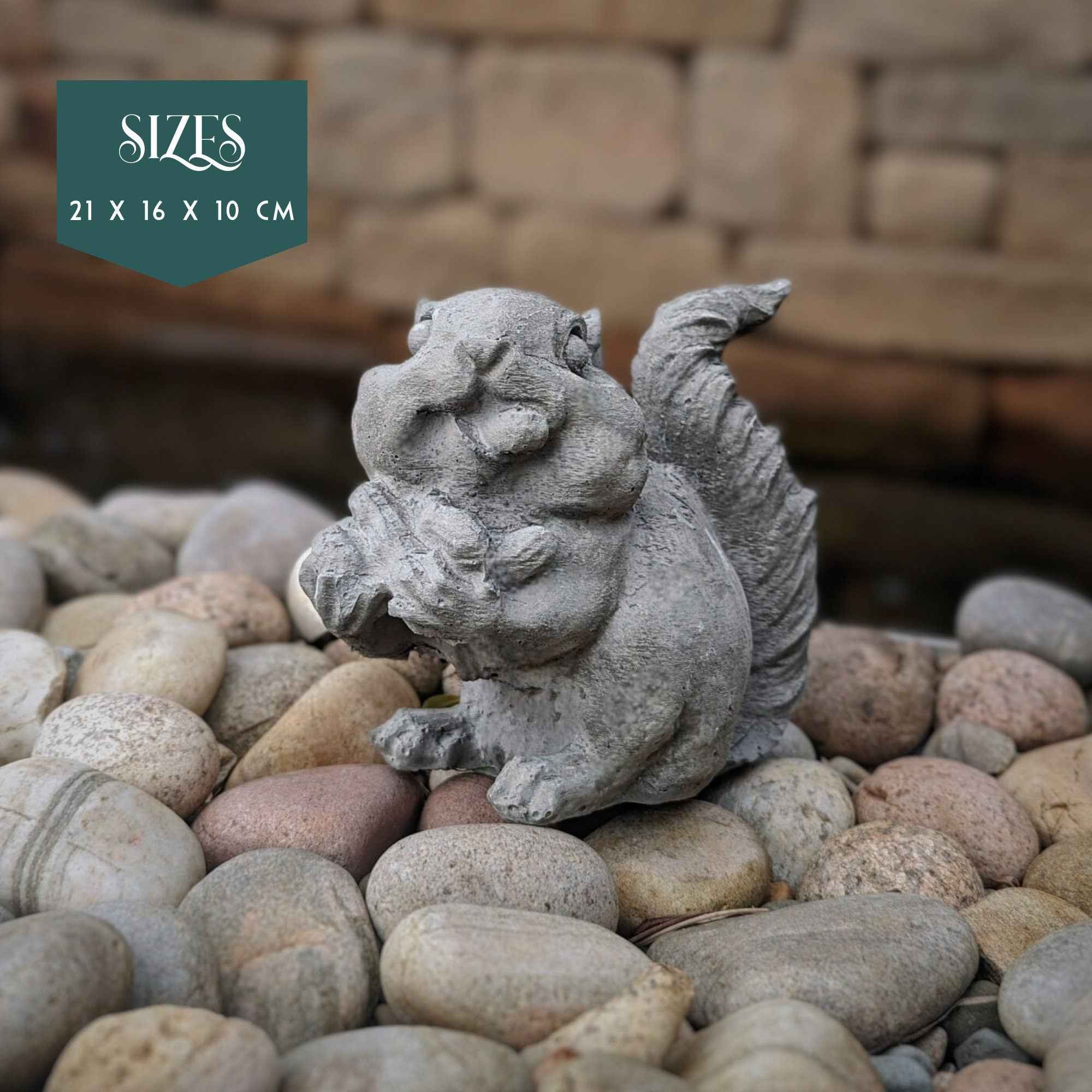 Stack-a-Snack Squirrel Garden Ornament