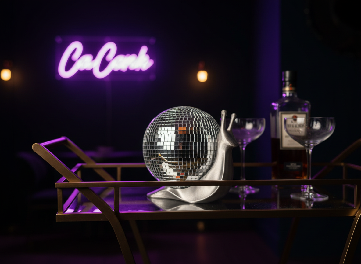 The Slow Dancer - Disco Snail Sculpture — detail view 4 of 10