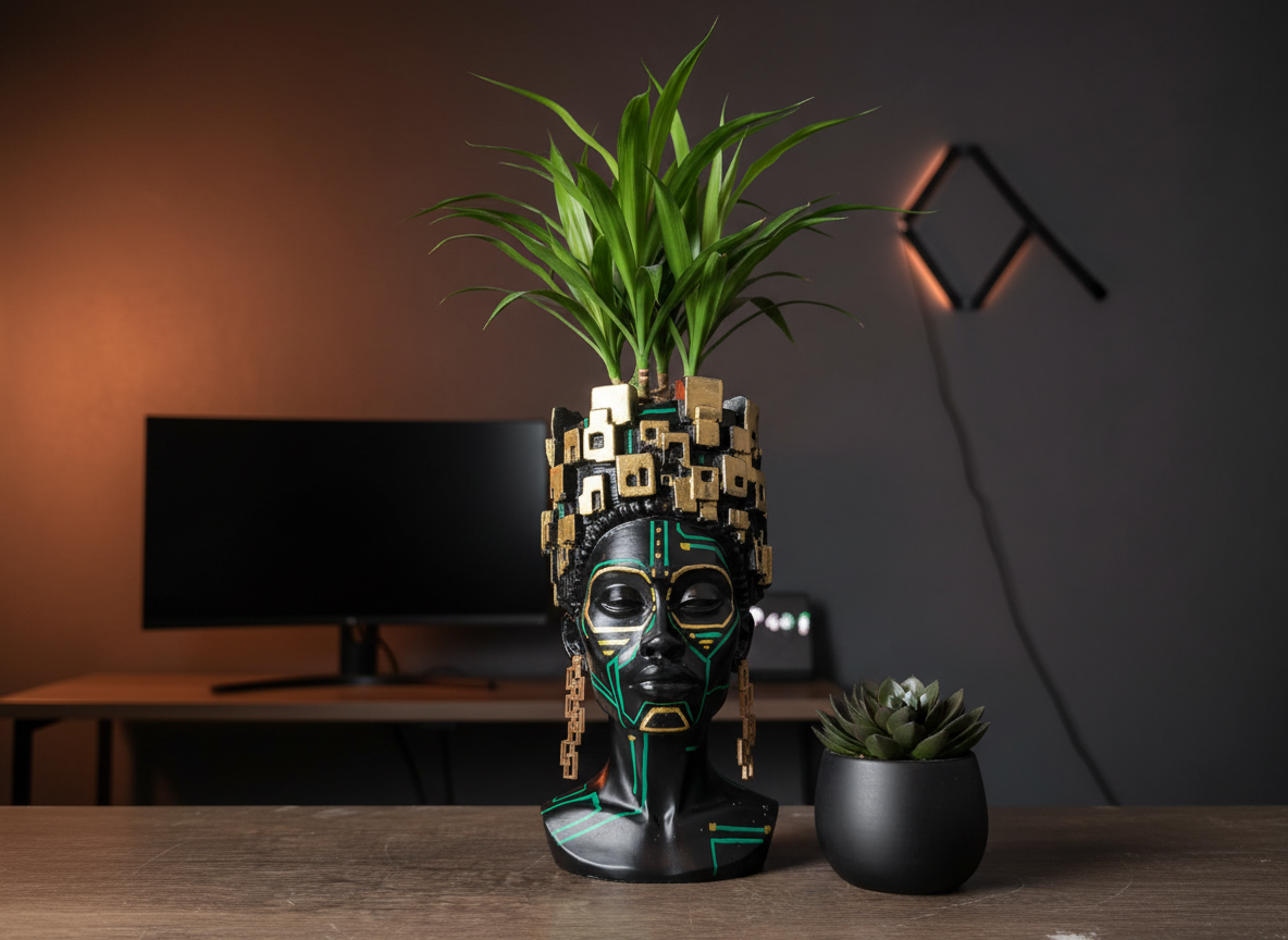 Lifestyle Dark Desk Dracaena 02