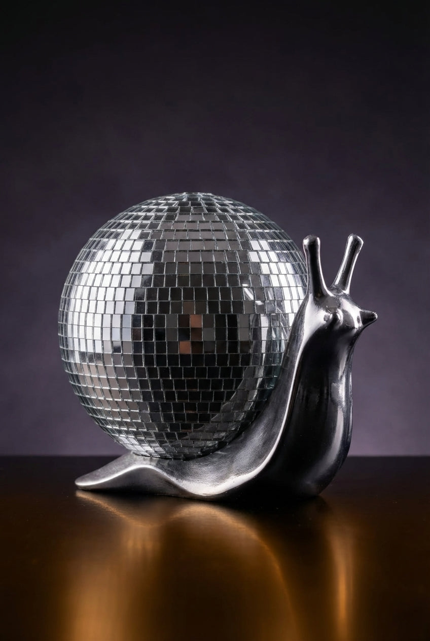 The Slow Dancer - Disco Snail Sculpture — detail view 9 of 10