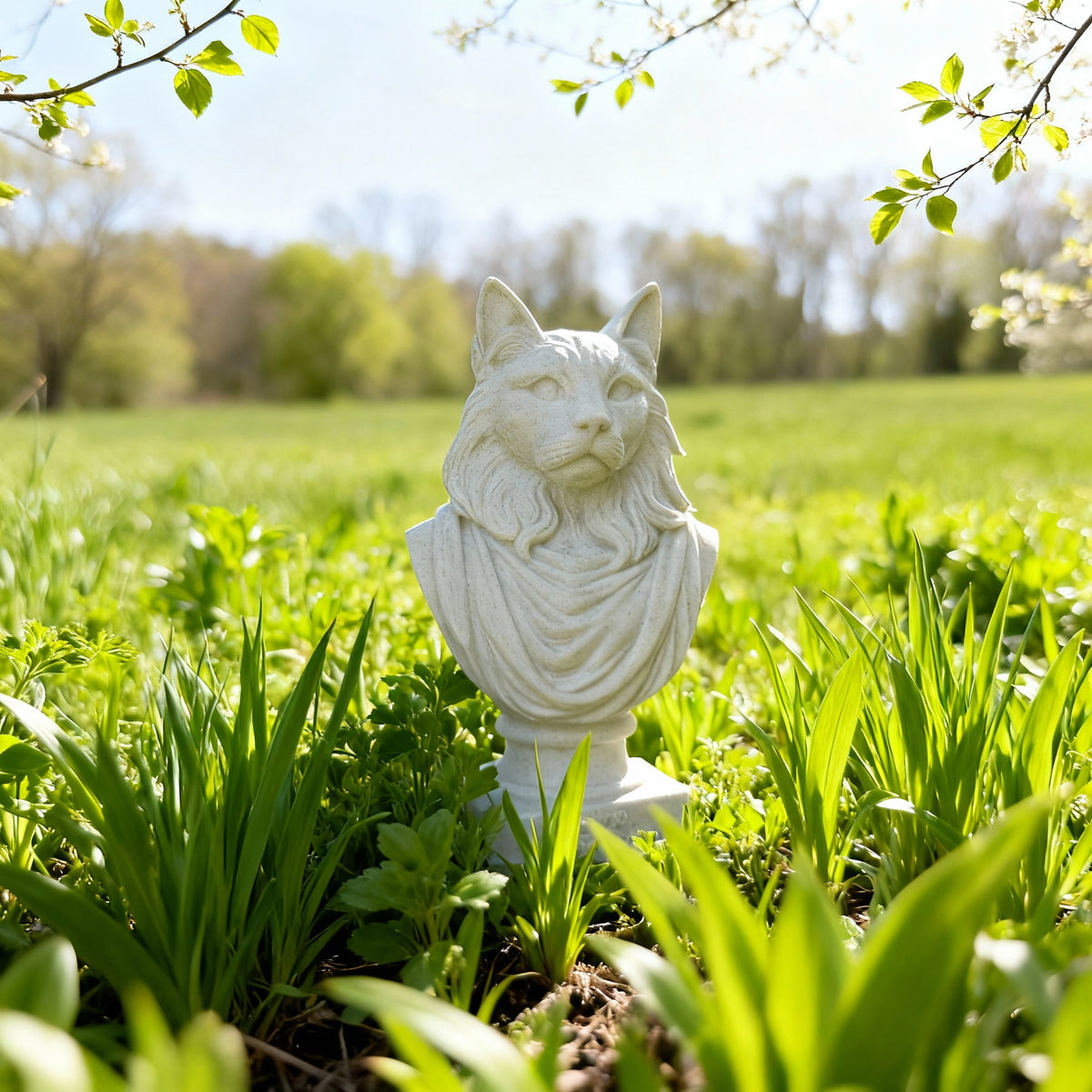 Custom Pet Bust side profile view