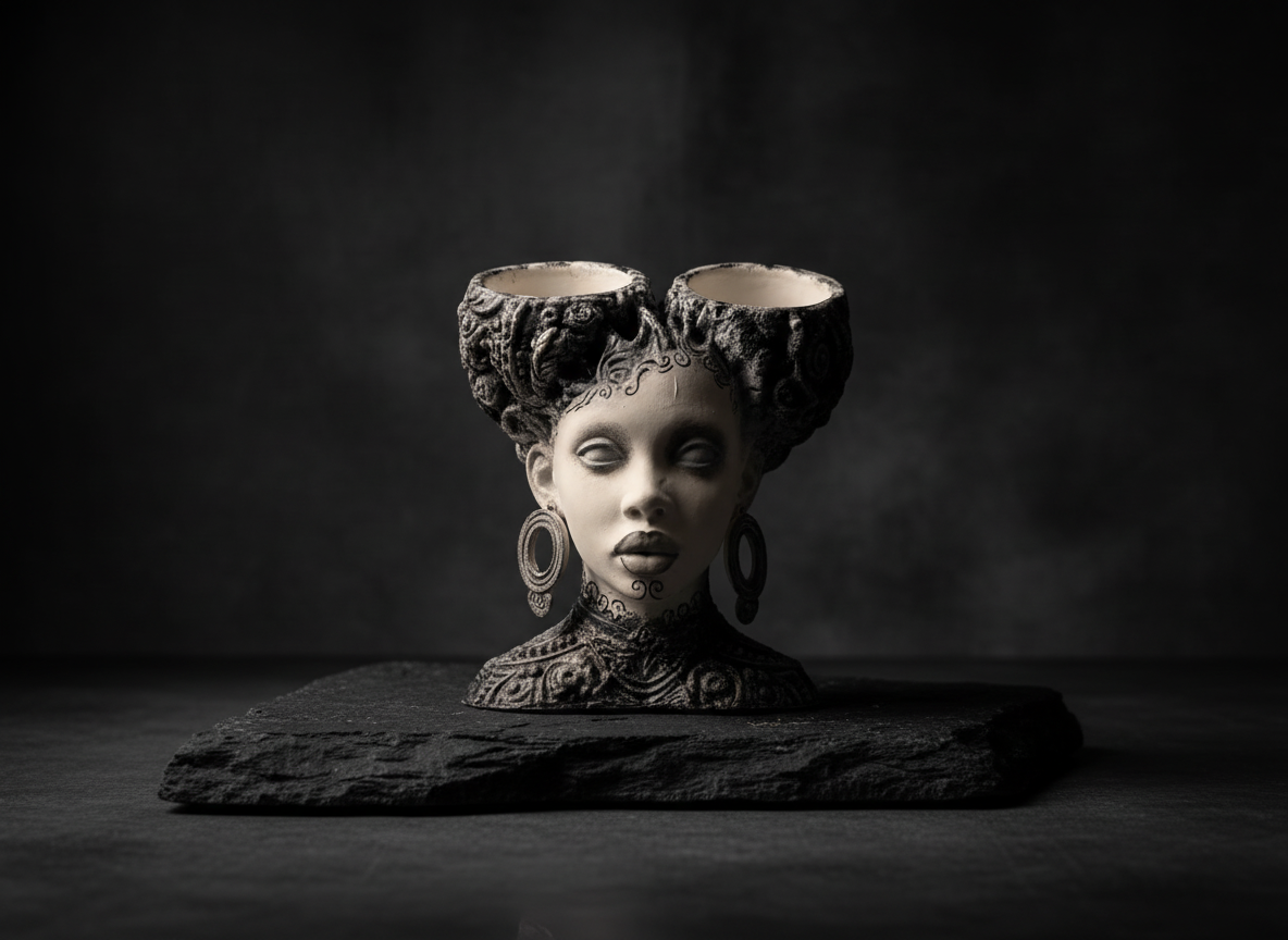 Necronomia Head Planter