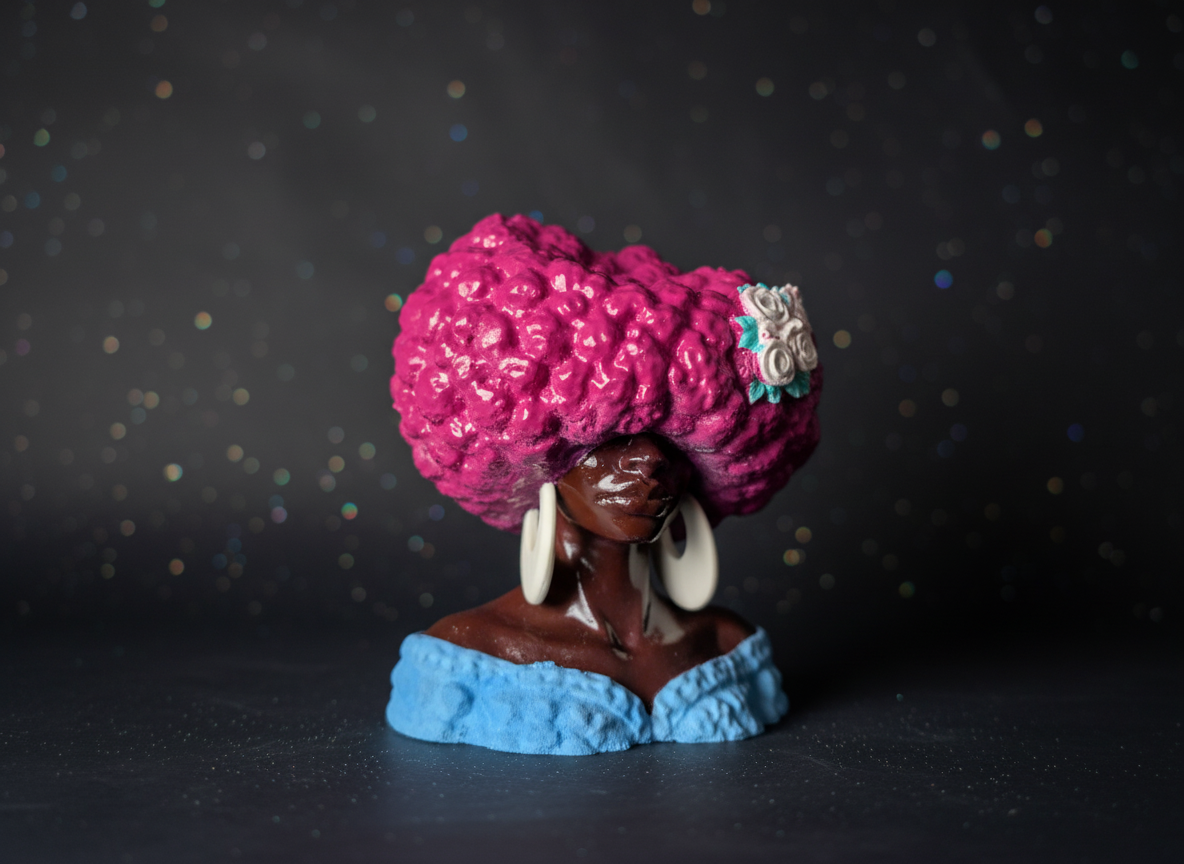 Girl Juice Head Planter