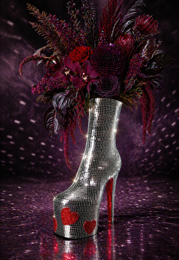 Heartbreaker: XL Mirror Ball Vase