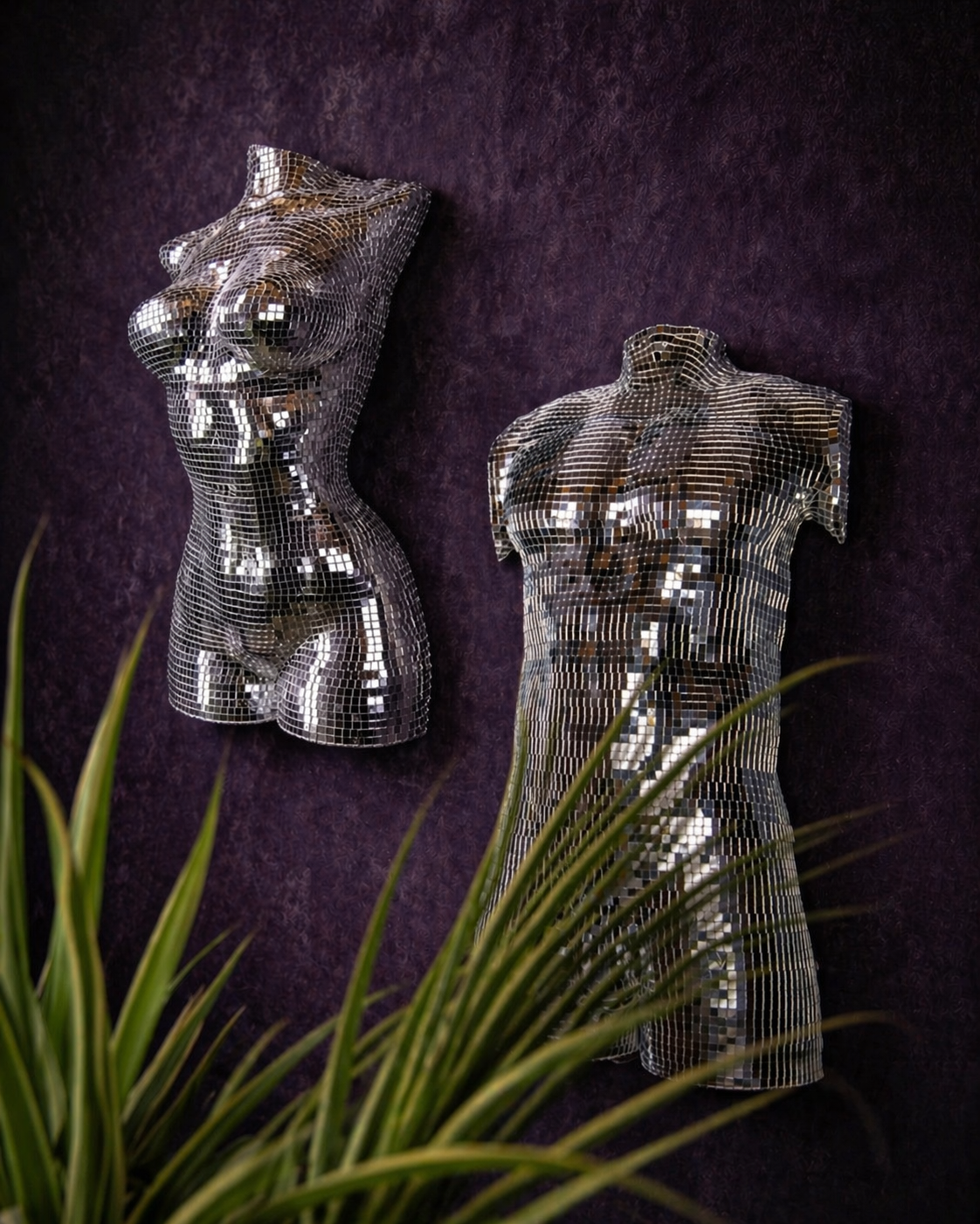 Midnight Icons mirror ball wall art duo thumbnail