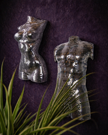 Midnight Icons mirror ball wall art duo thumbnail