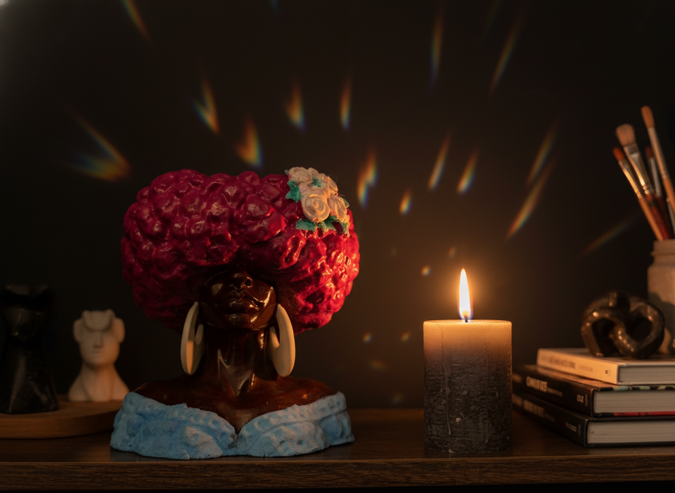 Girl Juice Head Planter - lifestyle photo | Ripleys Nest