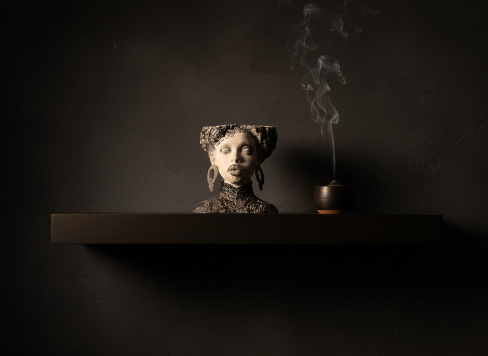 Necronomia Head Planter - alternate view | Ripleys Nest