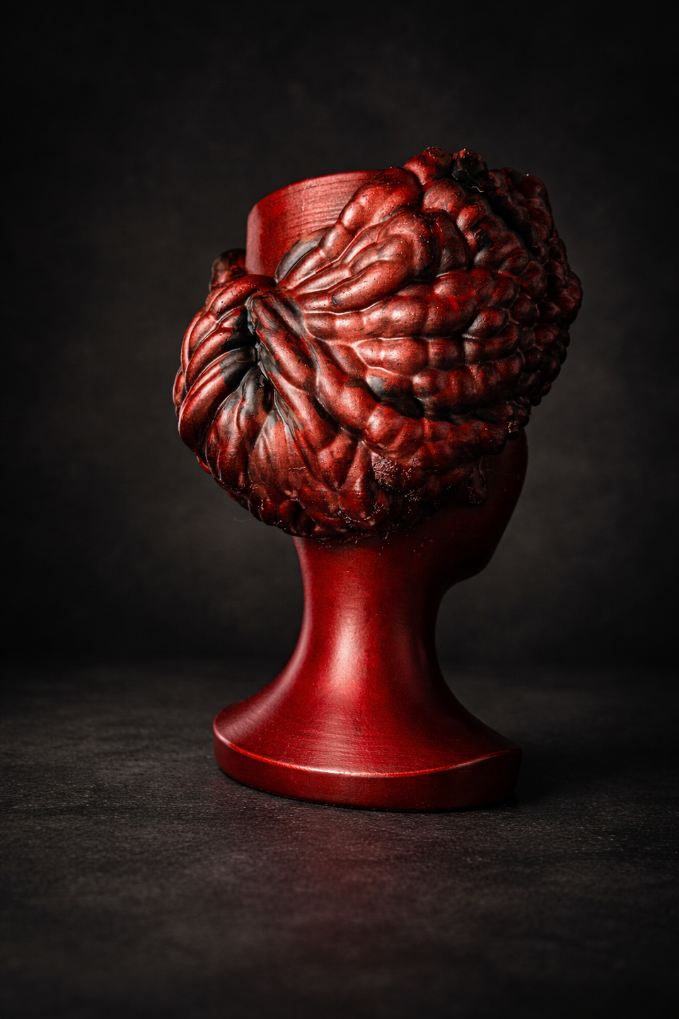 Blood Moon goddess bust planter — image 8