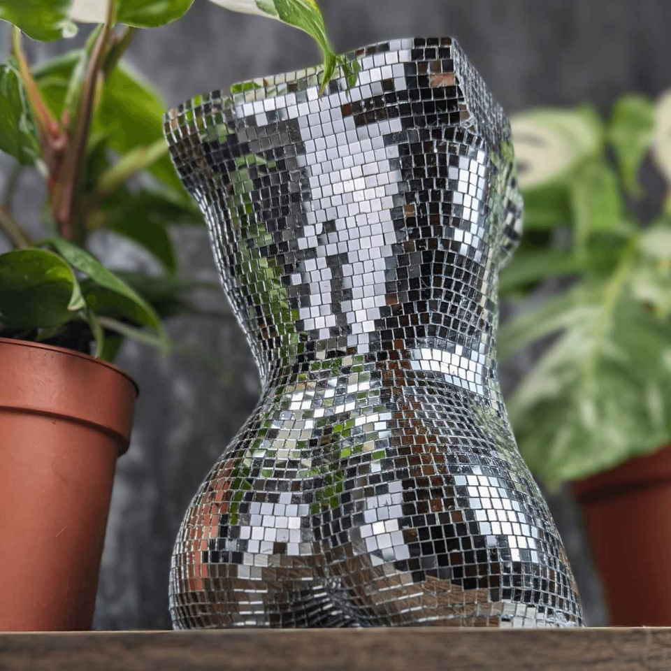Glam Goddess Mirror Planter product packaging and presentation