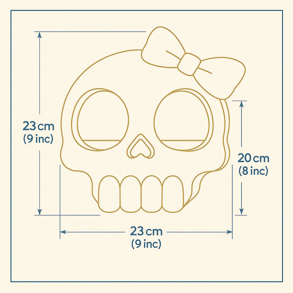 Kawaii Goth Skull Rat Hide