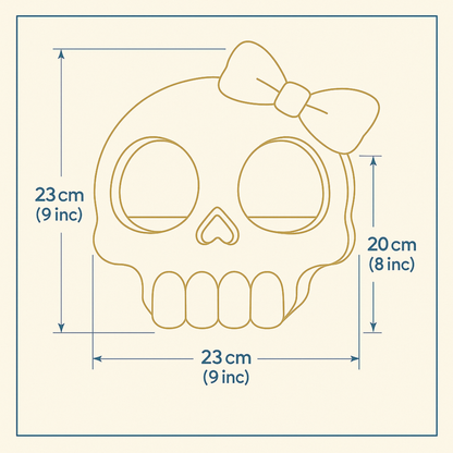 Kawaii Goth Skull Rat Hide