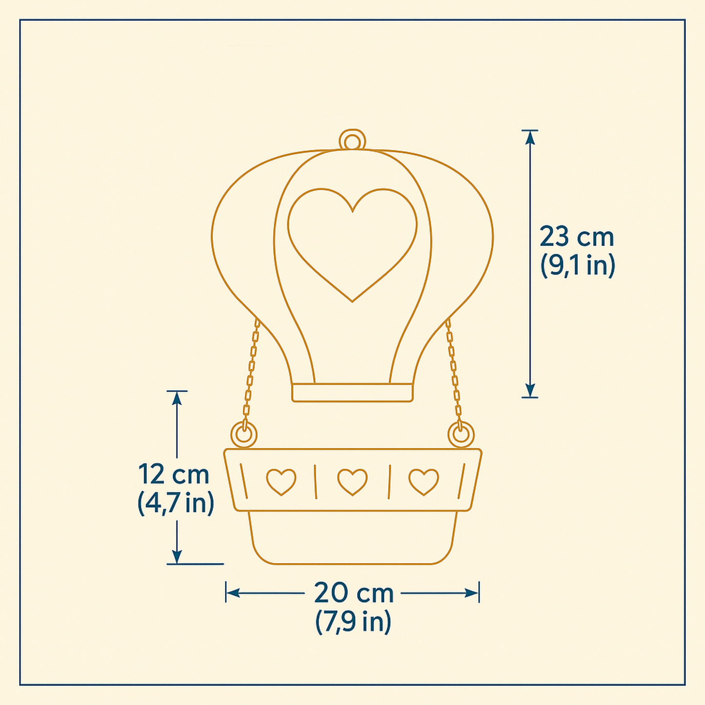 Hot Air Balloon Rat Basket