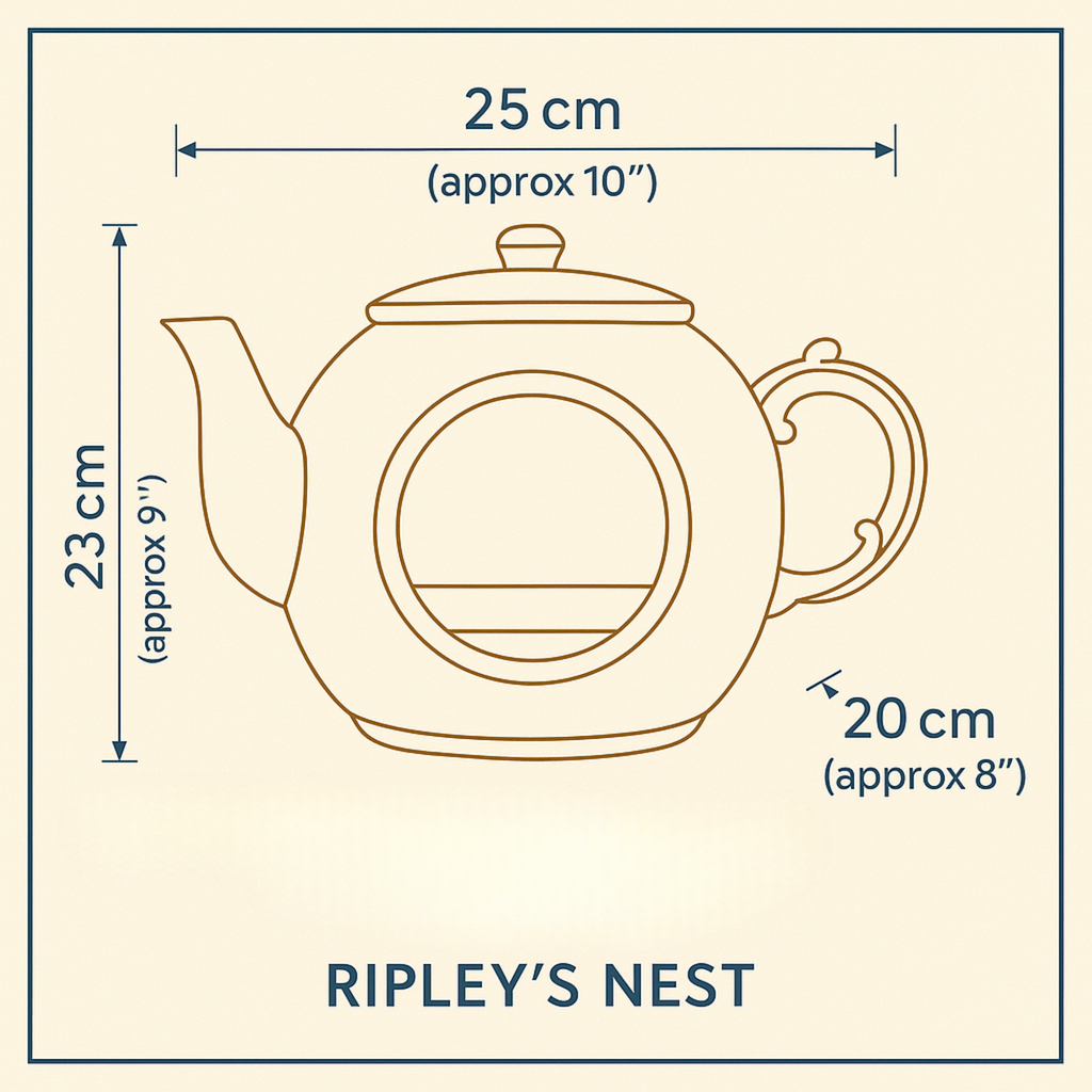 Teapot Rat Hide & Shelf Set