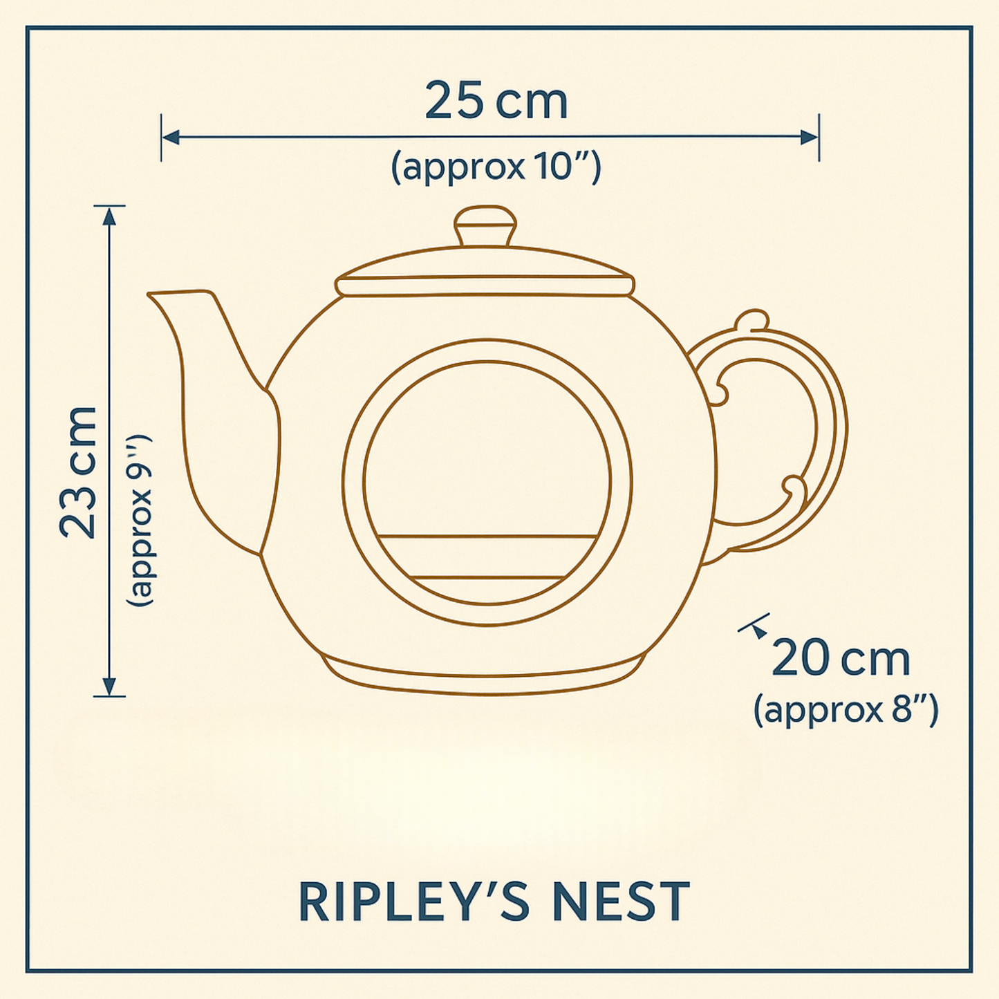 Teapot Rat Hide & Shelf Set