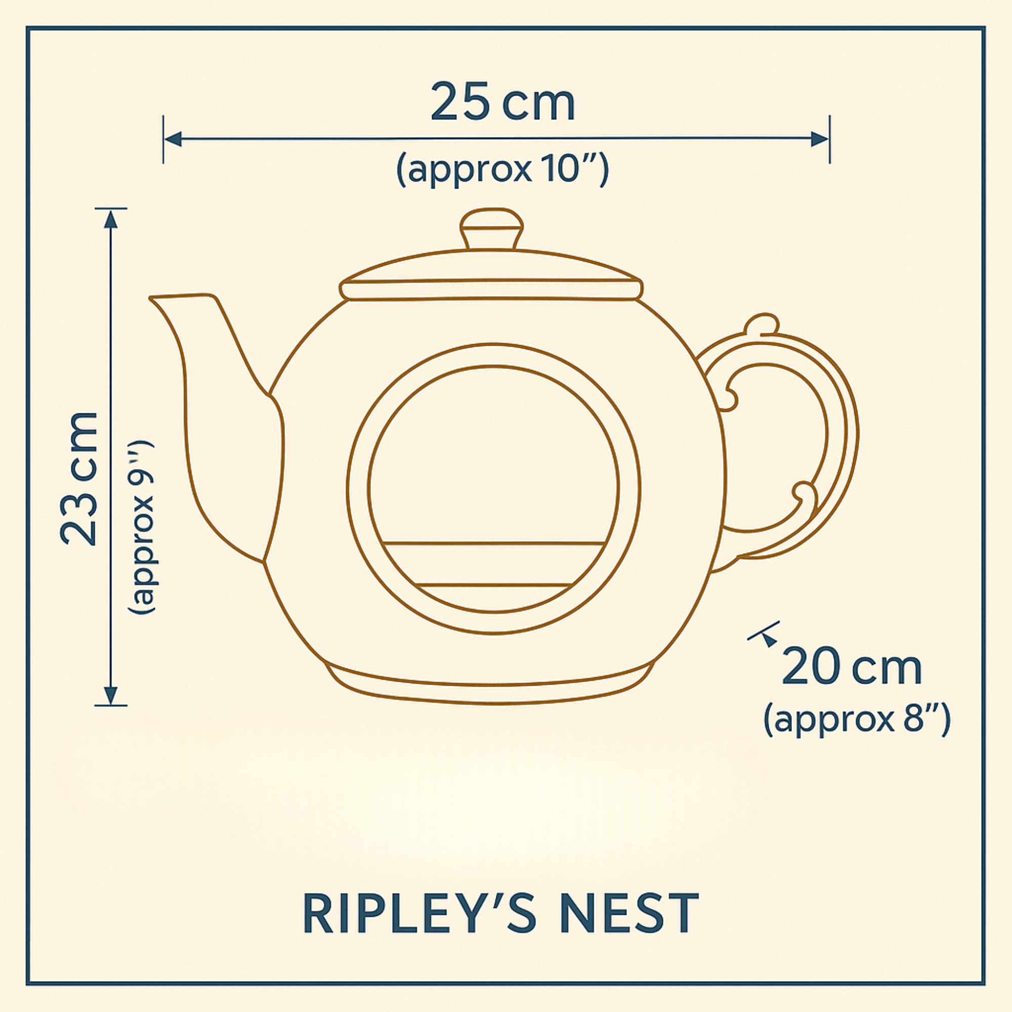 Teapot Rat Hide & Shelf Set