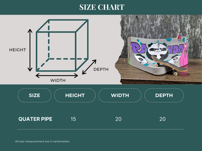 Graffiti Quarterpipe Planter