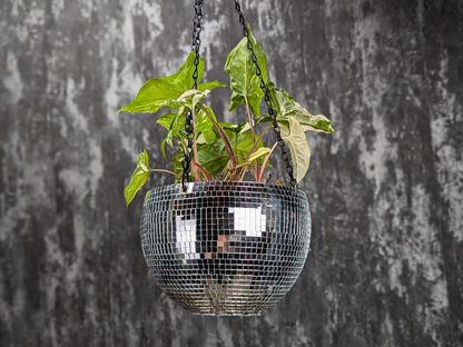 Hanging Disco Ball Planter