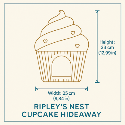 Cupcake Rat Hide & Bed | 3D Printed Rat Cave