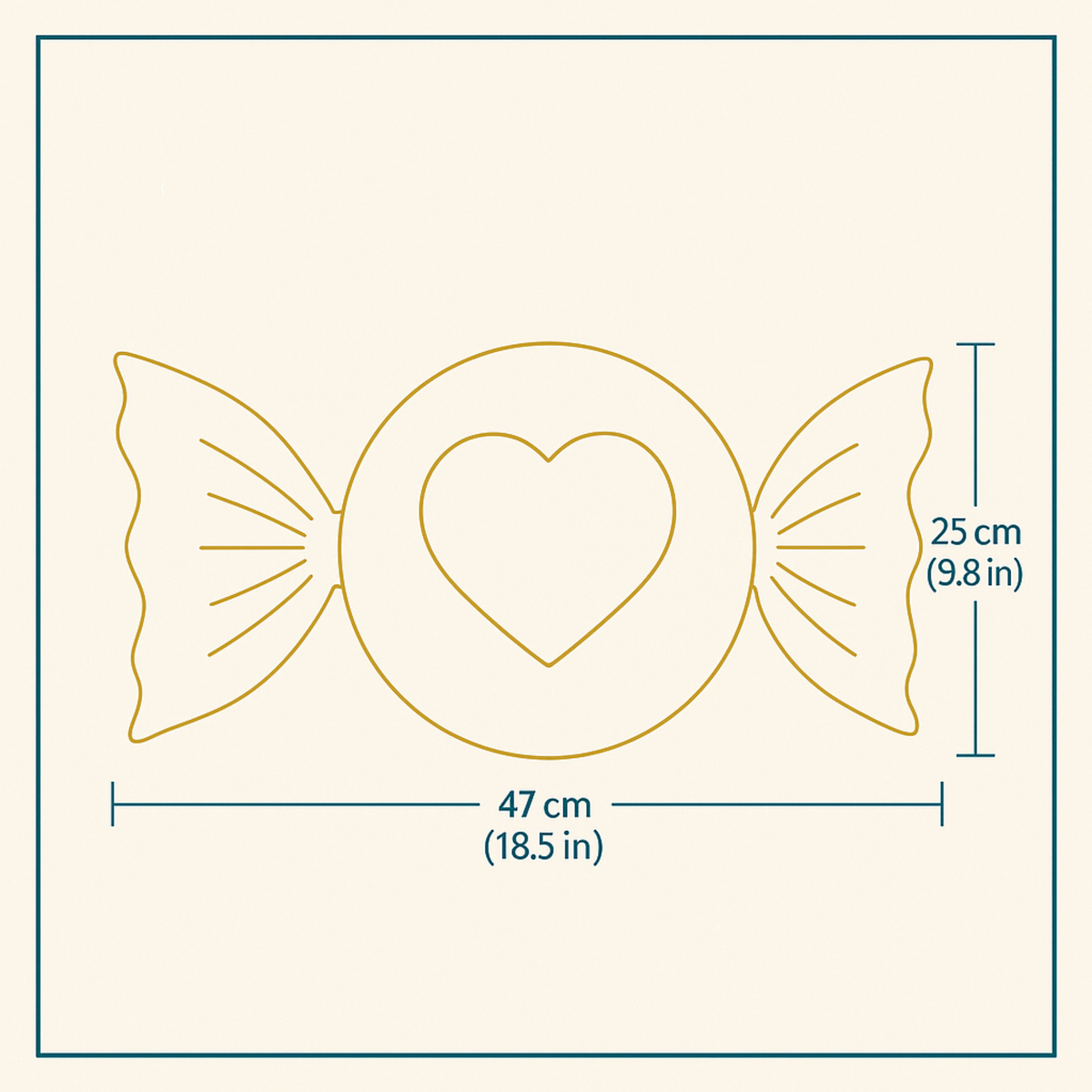 Sweetheart Hideaway side profile view