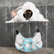 Cloud Hideaway Pet Hammock - handmade hanging cage bed | Ripleys Nest