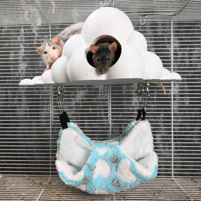 Cloud Hideaway Pet Hammock - handcrafted hanging cage bed | Ripleys Nest