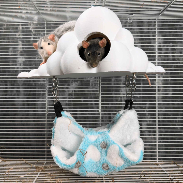 Cloud Hideaway Pet Hammock - handmade hanging cage bed | Ripleys Nest