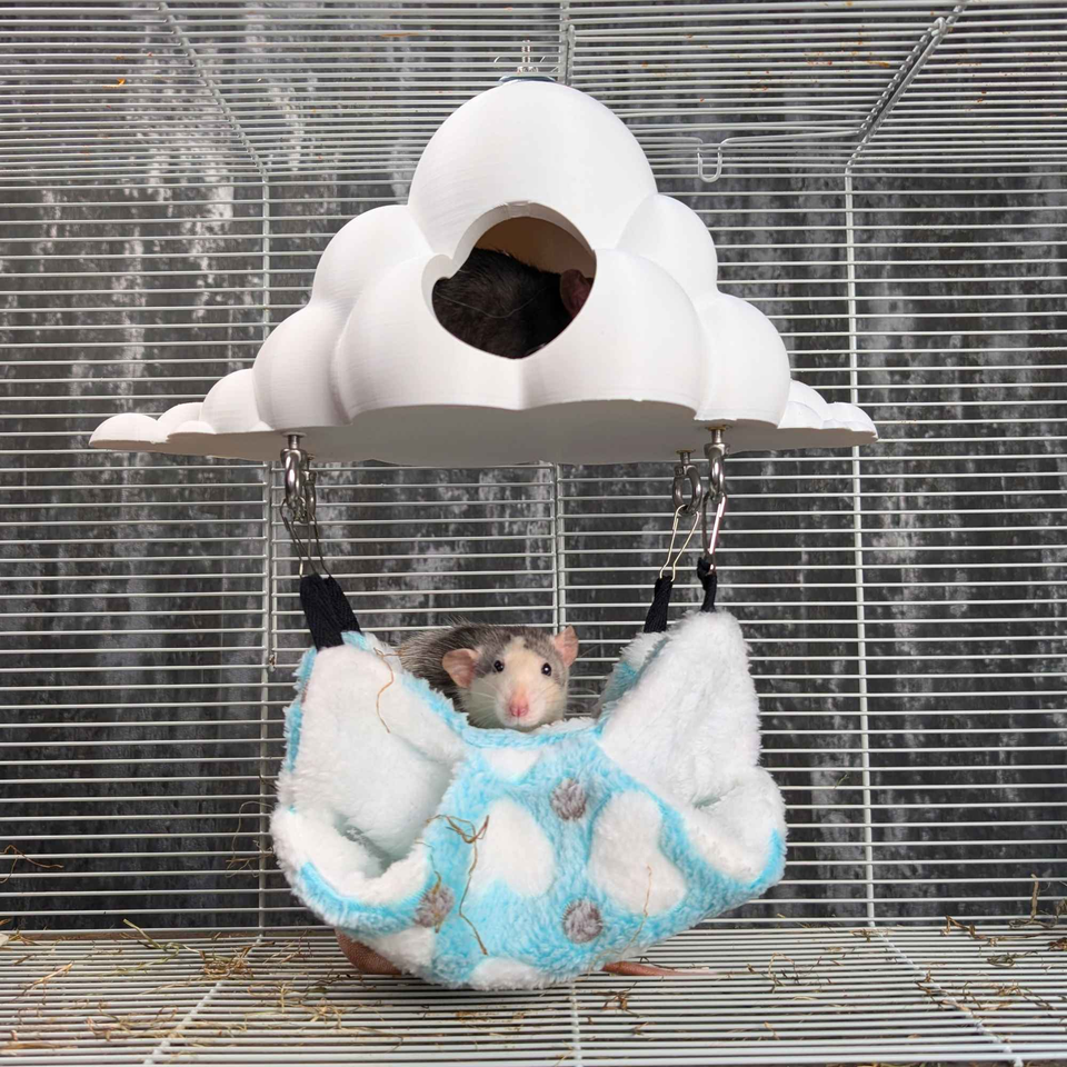 Cloud Hideaway Pet Hammock additional angle showing colour accuracy
