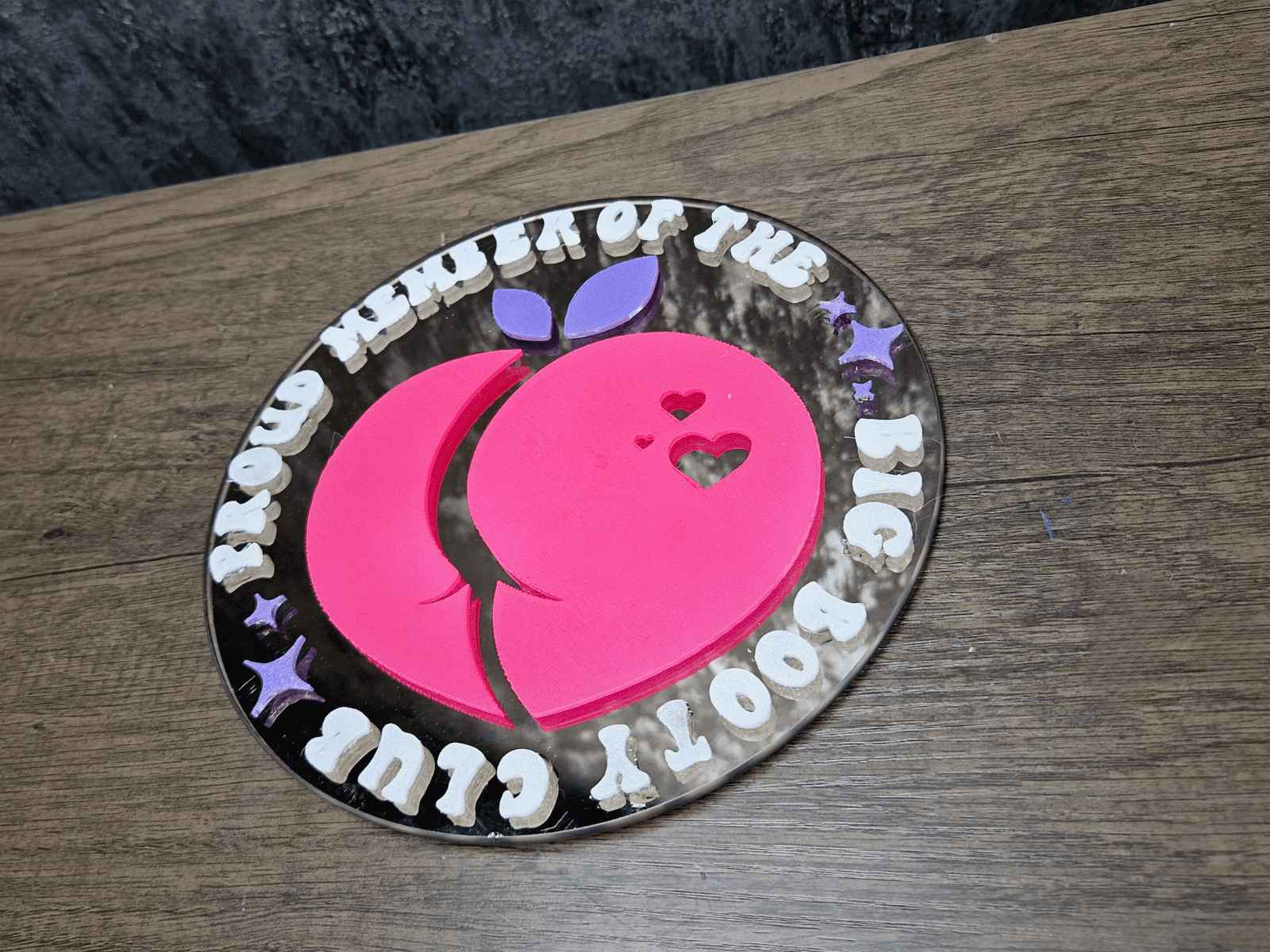 Cheeky Peach Wall Mirror