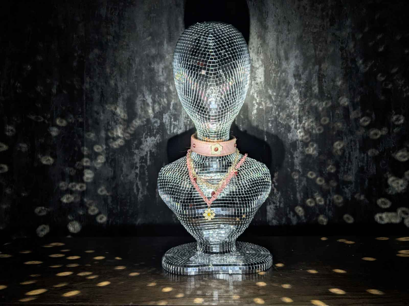 Mirror Ball Mannequin Head