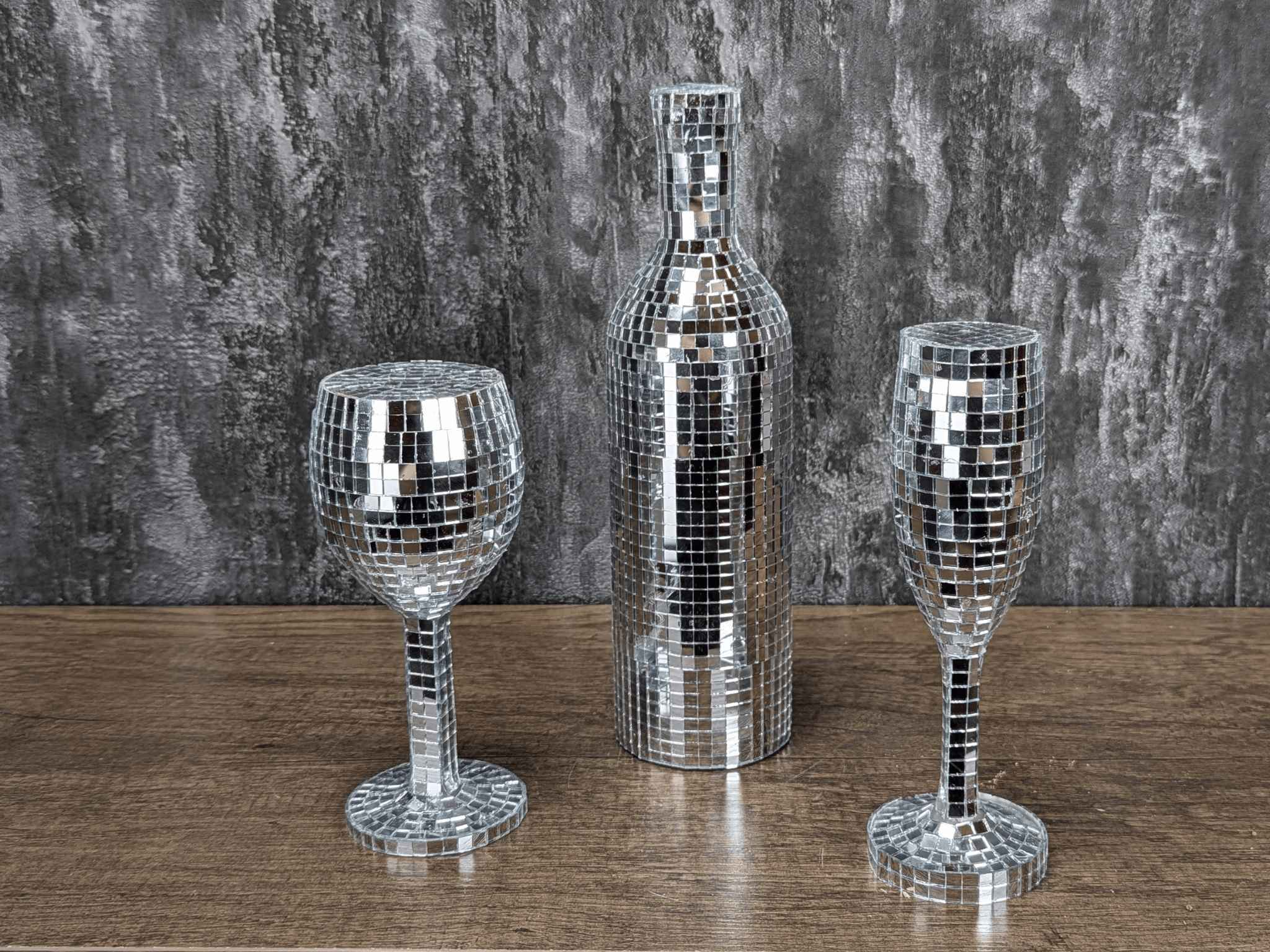Disco Ball Cocktail Glassware Set