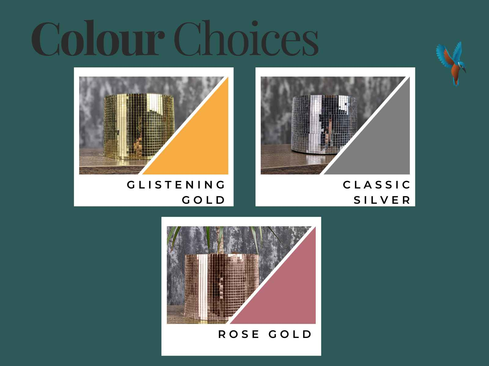 Disco Ball Plant Pot