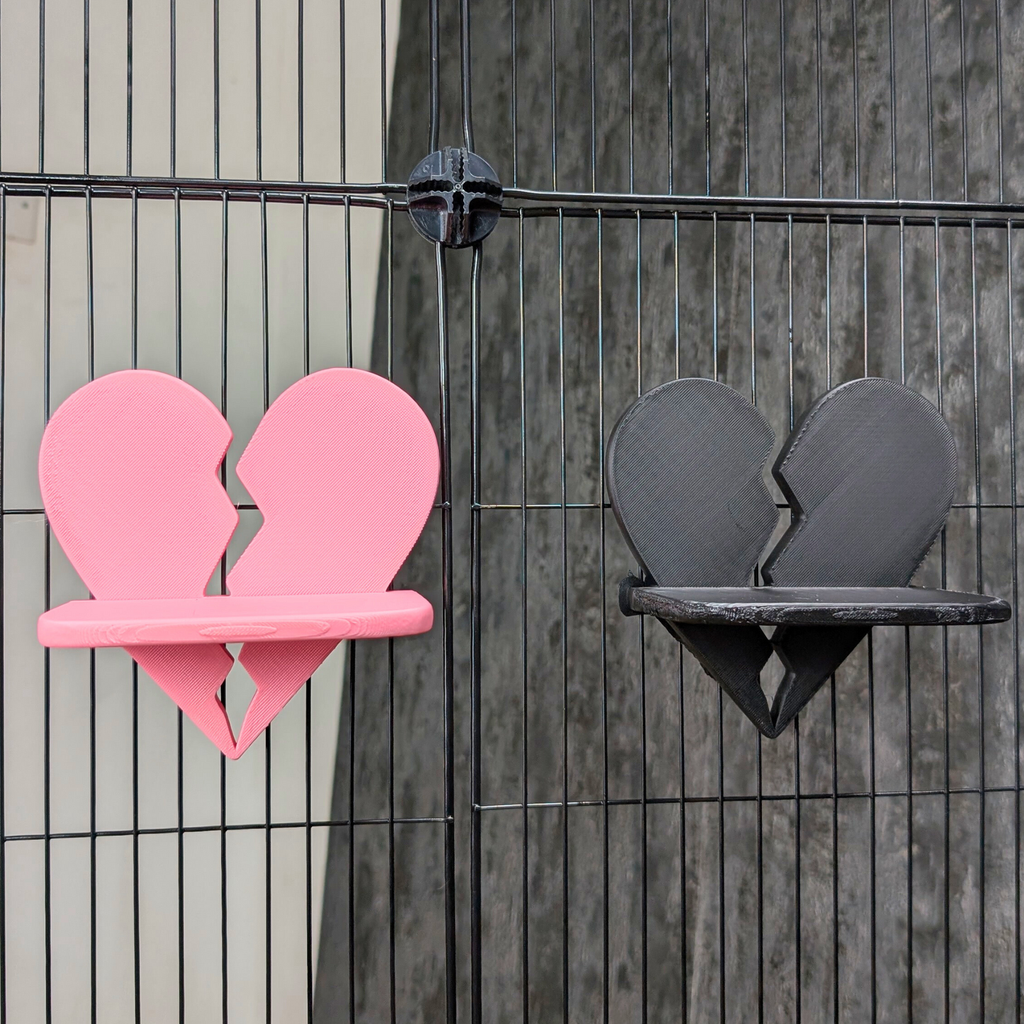 Broken Heart Rat Cage Shelf Set