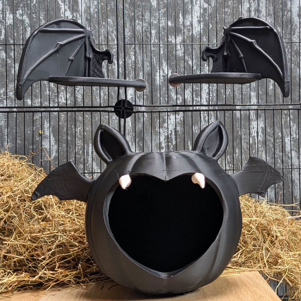 Cute Kawaii Bat Goth Hide Cave additional angle showing colour accuracy