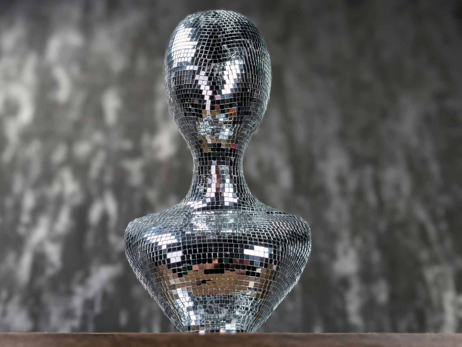 Mirror Ball Mannequin Head